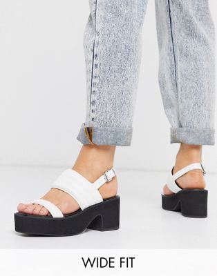 chunky wide fit sandals