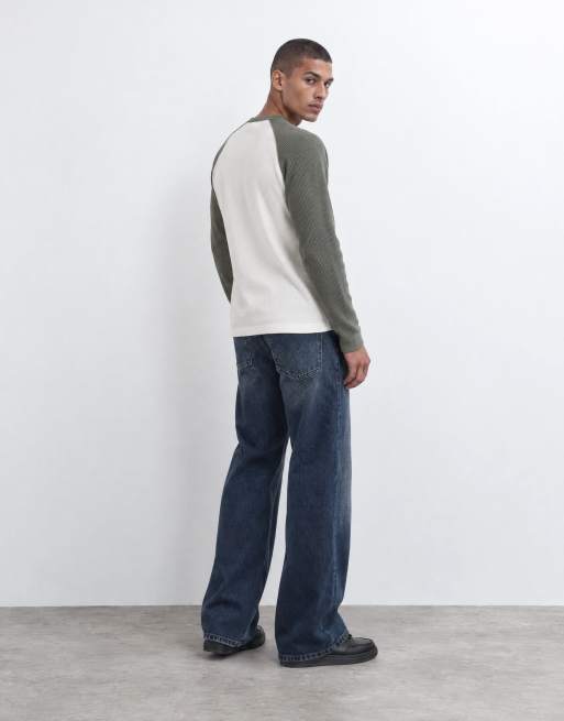 ASOS DESIGN wide flare-jeans i rå indigovask, 10 af 10