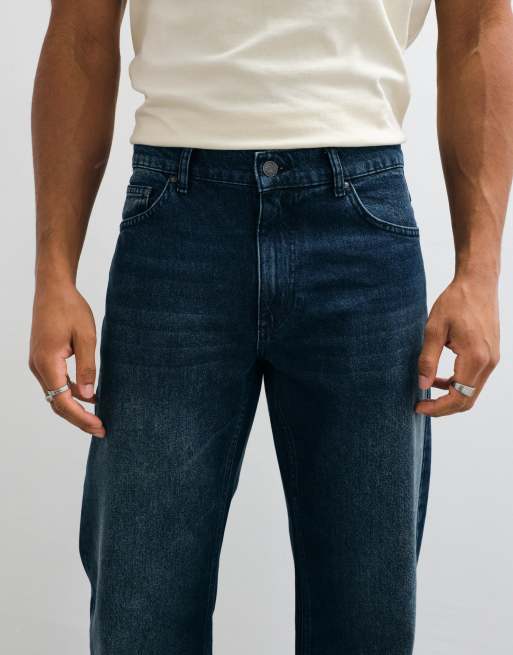 ASOS DESIGN wide flare-jeans i rå indigovask, 5 af 10