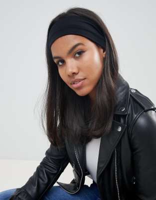 ASOS DESIGN wide jersey headband in 