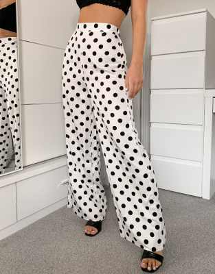 asos polka dot pants