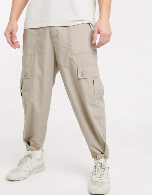 asos black cargo pants