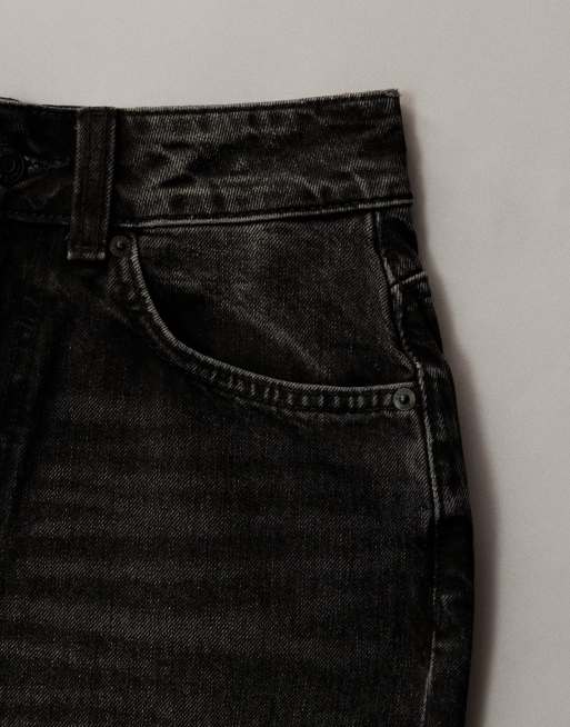 ASOS DESIGN wide leg dad jean in black, 6 of 7