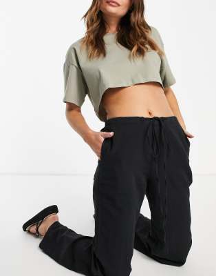 black linen trousers for women