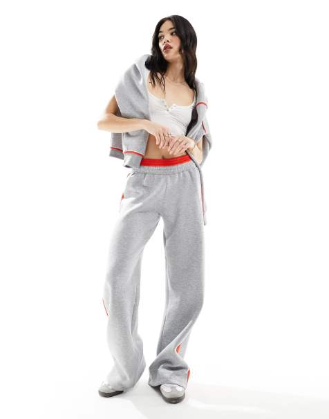 Women's High-rise Wide Leg Sweatpants - Universal Thread™ Gray Xxl