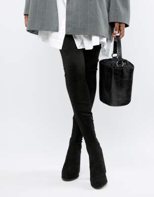 wide leg thigh boots