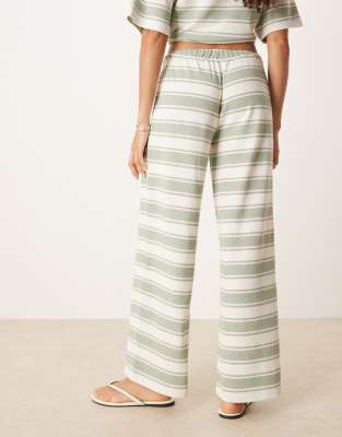 ASOS DESIGN WIDE LEG KNIT PANTS 