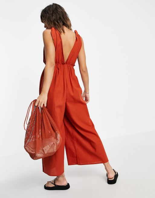 Rust 2024 colour jumpsuit