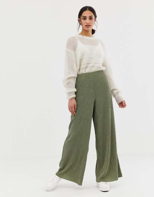 Wide cut jersey clearance pants