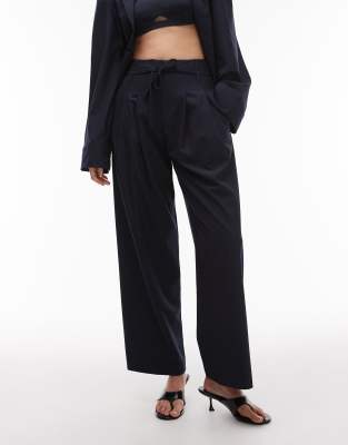 ASOS DESIGN WIDE LEG PLEATED PANTS 