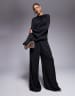 パンツ ATON BLACK SATIN PANT size2 44-5059-BLACK-01-1000x1250.jpg