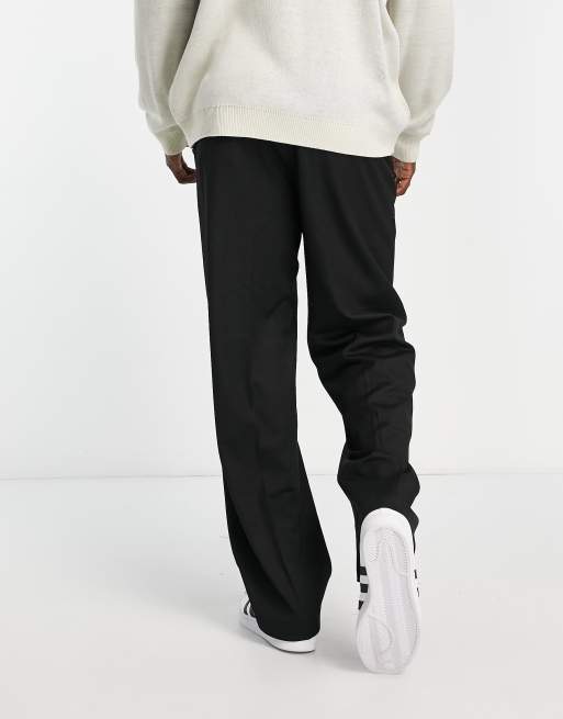 ASOS DESIGN wide leg smart pants in black, 2 of 4