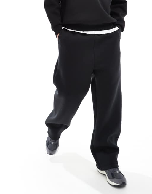 ASOS DESIGN wide leg sweatpants in black - part of a set, 2 of 5