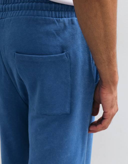 ASOS DESIGN wide leg trackies with acid wash in delft, 3 of 5