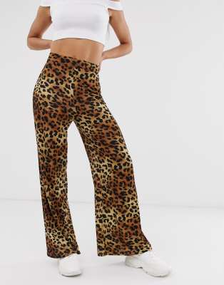 leopard print trousers asos