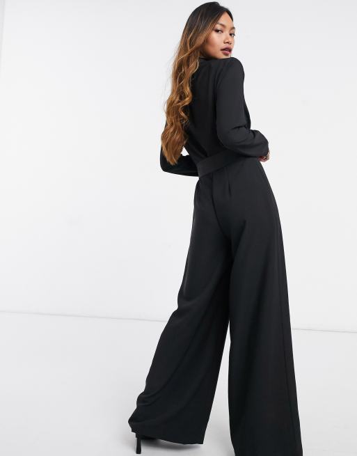 Asos store tuxedo jumpsuit