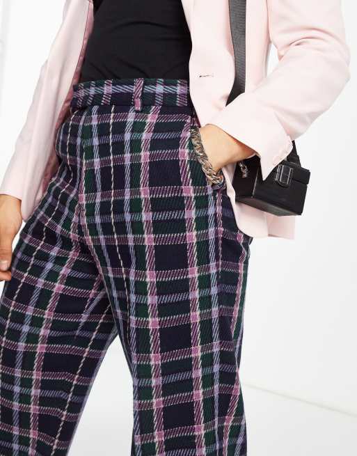 Asos hot sale tartan trousers