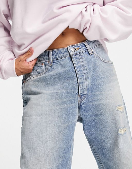 FRONT POCKET TINTED STRAIGHT JEANS