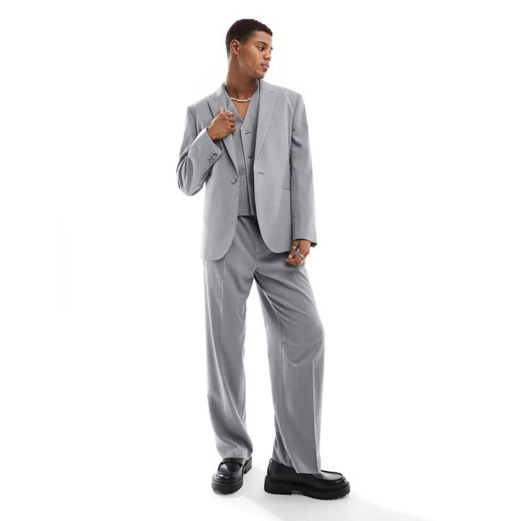 スーツ BEVAN UP wide dark gray slacks Beo Suit Pants - Dark Grey – The Frankie Shop