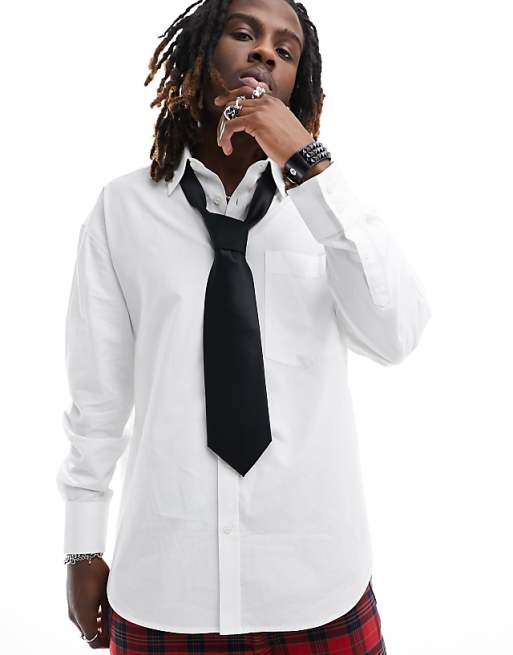 ASOS DESIGN wide tie in black | ASOS