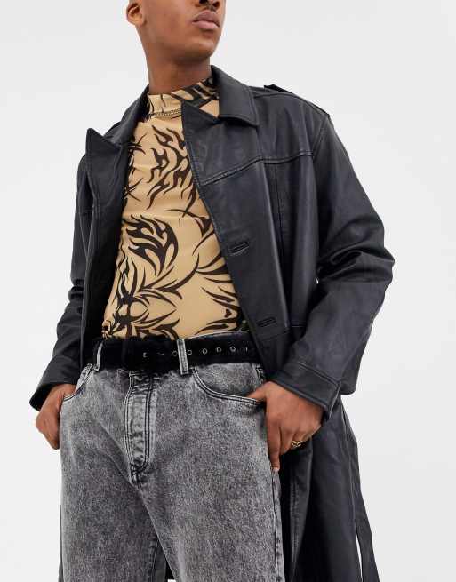 Asos black belt sales