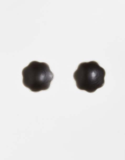 ASOS DESIGN – Wiederverwendbare Brustwarzenabdeckungen aus Silikon in farblich abgestimmtem Schwarz - view 1
