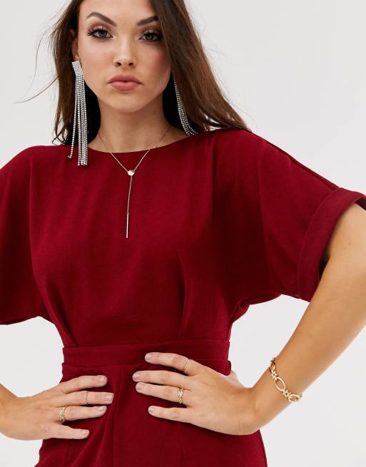 Asos design 2024 wiggle mini dress