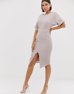 wiggle midi dress