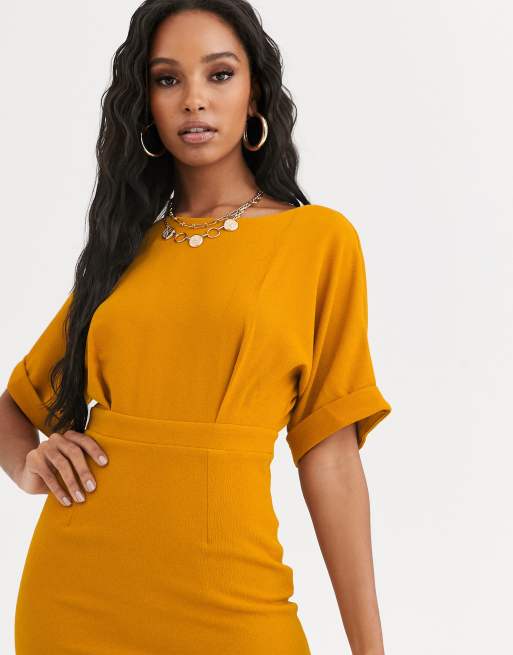 Asos design maternity 2024 wiggle mini dress