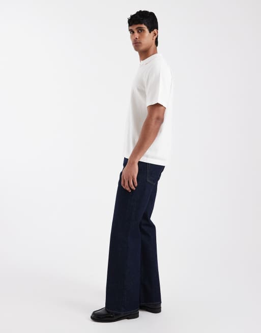 ASOS DESIGN - Wijde flared jeans in raw wash, 2 van 5