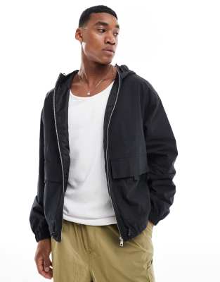 ASOS DESIGN ASOS DESIGN windbreaker jacket in black