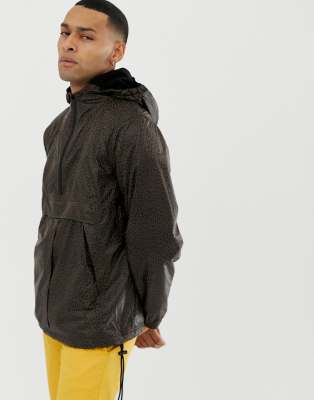 fleece lined windbreaker pullover