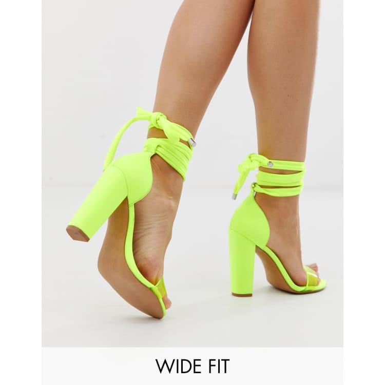 Talon jaune sale fluo