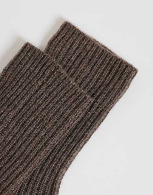ASOS DESIGN Wollsocken in Mink, 3 von 3