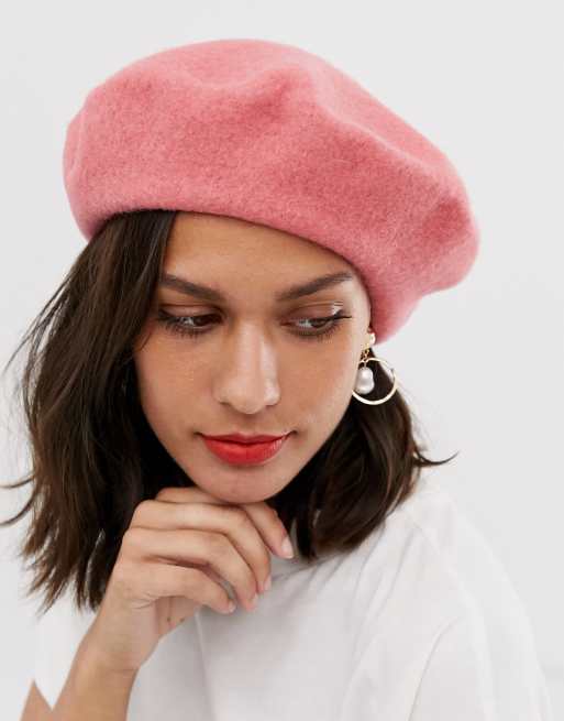 ASOS DESIGN wool beret
