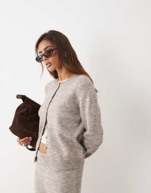 ASOS DESIGN knitted co-ord in mushroom, 4 of 5