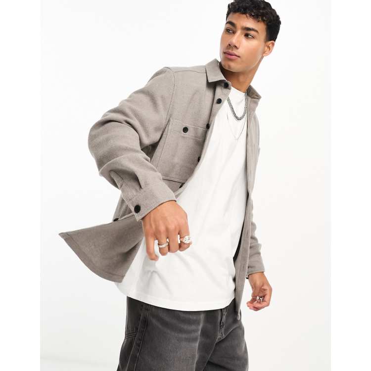 Mens hot sale overshirt asos