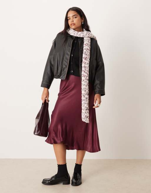 ASOS DESIGN wool chunky hand knit mix knit scarf in multi, 3 of 3