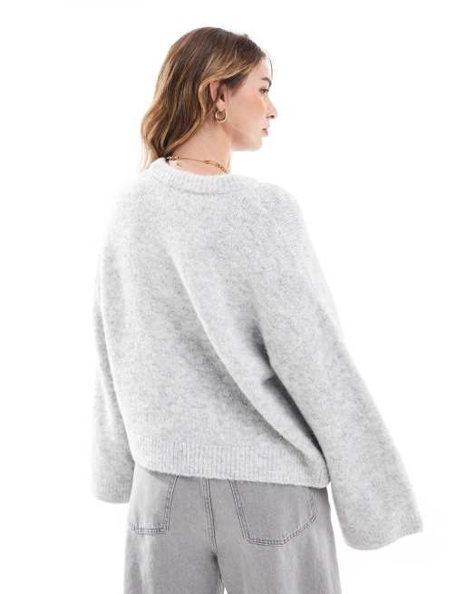 Outfits Fashion Oversized Fluffy Jumper Topshop Knitted Boucle