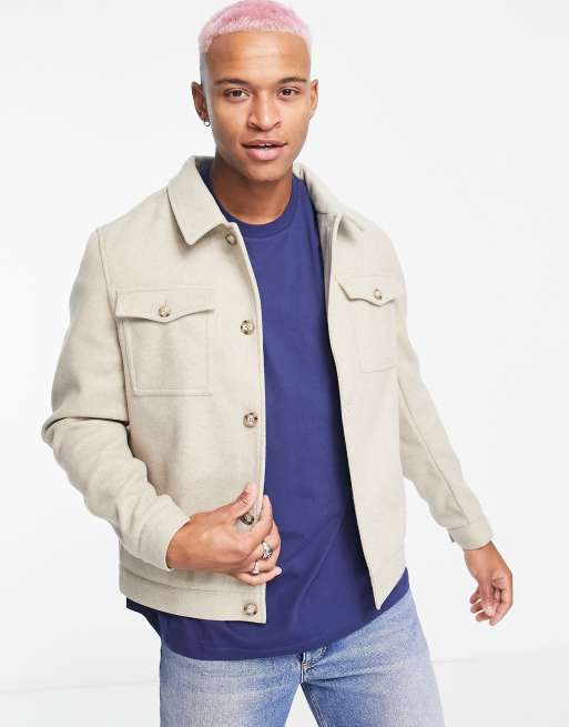 Asos wool jacket sale