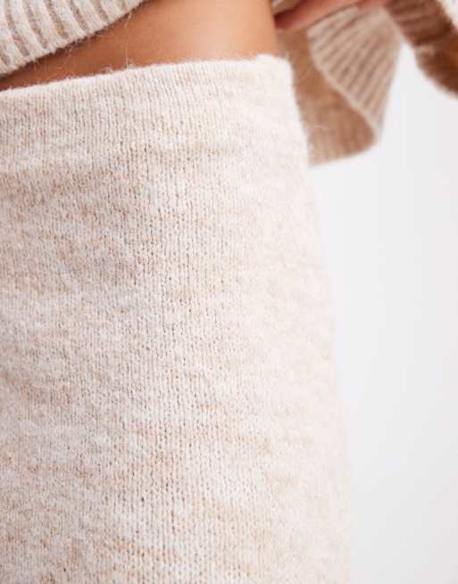 ASOS DESIGN wool look knit maxi skirt - part of a set