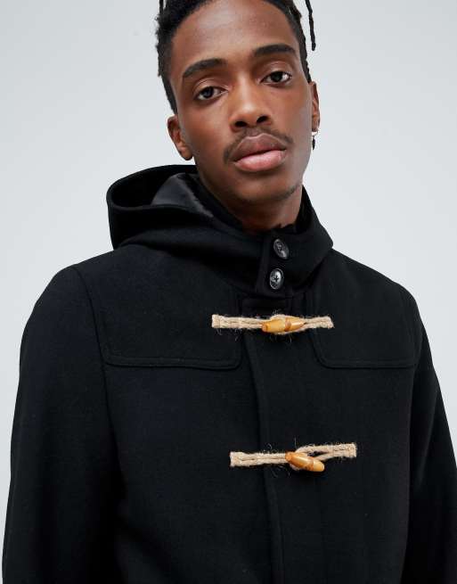 Asos duffle coat mens sale