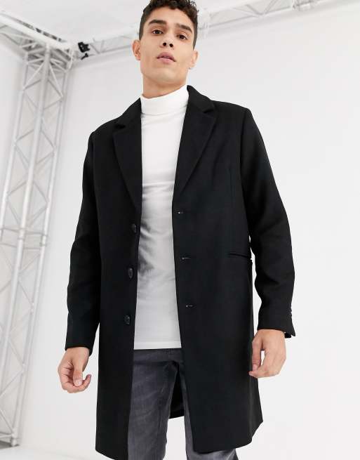 Asos mens hot sale overcoat