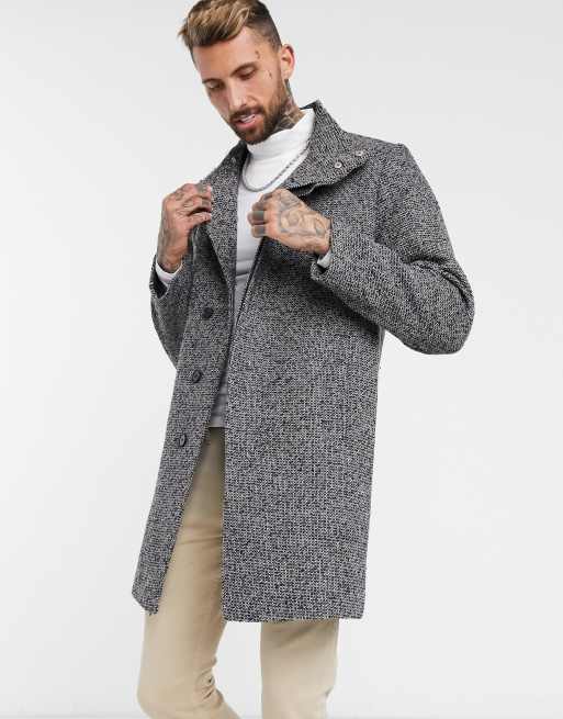 Salt and pepper clearance overcoat