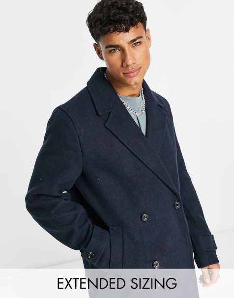 Men's Pea Coats | Men's Winter Pea Coats | ASOS