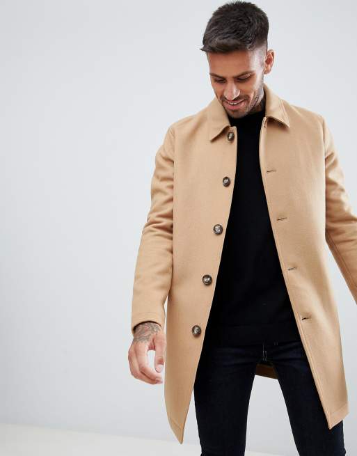 Asos camel hot sale trench coat