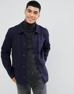 navy worker jacket