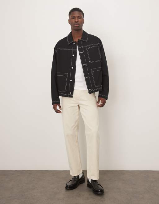 ジャケット・アウター WORK JACKET CONTRAST STITCH Supreme Contrast Stitch Work Jacket (SS18) - $158