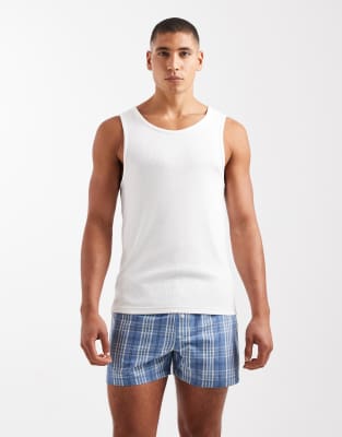 Asos Design Woven Boxers In White