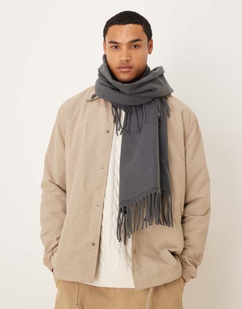 ASOS DESIGN woven tassel edge western scarf - view 1